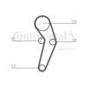 Kit distributie + pompa apa Contitech CT988WP2, CONTINENTAL CTAM