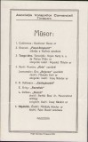 A2066 Programul conferinței lui Kastriener Samu (Samuel) Asociația Voiajorilor Comerciali Timișoara, urmată de program artistic, anii 1930