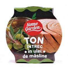 Ton Intreg in Ulei de Masline, Home Garden, 170 g, Conserva de Peste, Ton Intreg in Ulei Home Garden, Conserva de Ton 170 g, Conserva de Peste Home Ga