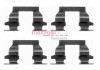 Set accesorii, placute frana NISSAN X-TRAIL (T30) (2001 - 2013) METZGER 109-1625