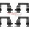 Set accesorii, placute frana NISSAN X-TRAIL (T30) (2001 - 2013) METZGER 109-1625