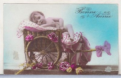bnk cp Franta - Felicitare interbelica foto