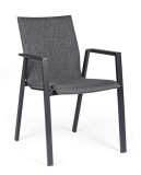 Set 4 scaune gri Odeon 55.5x60x83 cm