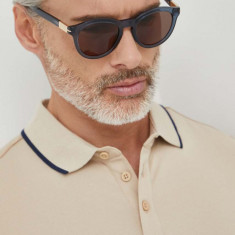 Gucci ochelari de soare barbati, culoarea albastru marin