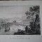 Gravura &quot;La prins de morun in satul Tufesti&quot;,anul 1824, autor Ermeny (vezi fisa)