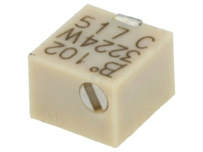 Potentiometru Multiturn 1k&amp;Omega; 250mW SMD &amp;plusmn;10% foto