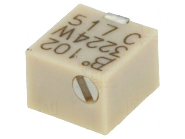 Potentiometru Multiturn 1k&Omega; 250mW SMD &plusmn;10%