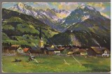 CPIB 23915 CARTE POSTALA - PAPPENHEIM, GERMANIA, PEISAJ DE MUNTE, CIRCULATA, 1909, STAMPILA, TIMBRU