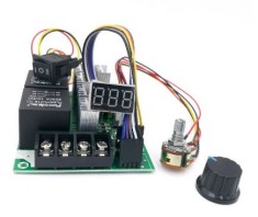 PWM 60A variator turatie regulator tensiune turatie schimb sens 10-55V foto