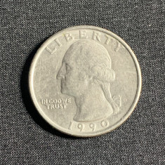 Moneda quarter dollar 1990 USA