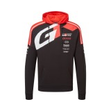 Toyota Gazoo Racing hanorac de bărbați cu glugă redblack WRT 2026 - S