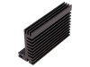 Radiator extrudat TO220 TOP3 negru 84x55x28 mm