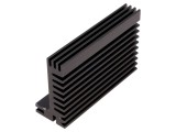 Radiator extrudat TO220 TOP3 negru 84x55x28 mm