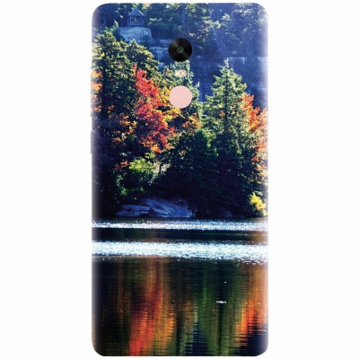 Husa silicon pentru Xiaomi Redmi Note 5A Prime, Lake Minnewaska Autumn foto