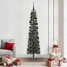 vidaXL Brad de Crăciun artificial cu 300 LED Verde 58 x 58 x 210 cm 3395953