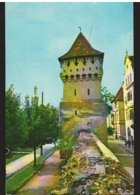 CPI B13491 CARTE POSTALA - SIBIU. TURN DE APARARE foto