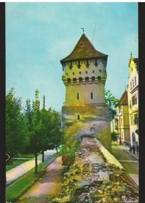 CPI B13491 CARTE POSTALA - SIBIU. TURN DE APARARE