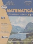 Matematica - manual pentru clasa a XII-a (M1) foto