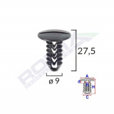 CLIPS TAPITERIE PENTRU FIAT SET 25 BUC 61499