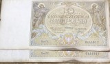 BNKSTR Lot 2 Bancnote Polonia 10 Zloți 1929 - Bank Polski - (Aproape consecutive)