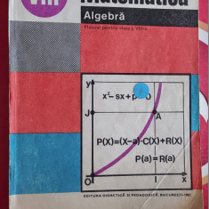 MATEMATICA ALGEBRA CLASA A VIII A CRACIUNEL NICULESCU SPIRCU SIMION