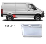 Segment reparatie aripa spate MERCEDES SPRINTER, 02.2018-, partea dreapta, KLOKKERHOLM, metal galvanizat; cu gauri ornament; in fata rotii; lungime 6