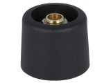 Buton rotativ poliamidă &Oslash;6,35mm &Oslash;20x16mm