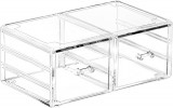 Containere acrilice transparente pentru organizarea 4 sertare Stivuitor Baie O, Oem