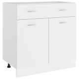 vidaXL Dulap inferior cu sertar &ldquo;Lyon&rdquo;, alb, 80x46x81,5 cm
