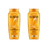 Set 2x Sampon nutritiv L&amp;#039;Oreal Paris Elseve Ulei Extraordinar pentru par uscat, 250 ml