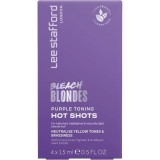 Balsam nuantator Bleach Blondes Purple Toning, 4x15ml, Lee Stafford