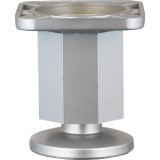 Cumpara ieftin Picior mobila cubic din plastic, 70 x 80 mm