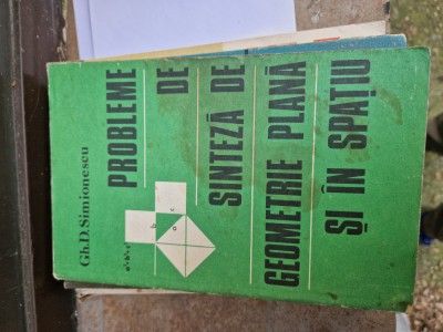 Probleme de sinteza de geometrie plană vintage foto