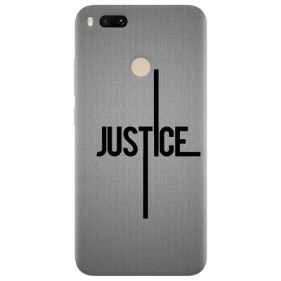 Husa silicon pentru Xiaomi Mi A1, Amir Justice Minimalistic Nubheebuccus Text foto