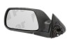 Oglinda exterioara Jeep Grand Cherokee (Wh), 01.2005-07.2010, partea Dreapta, culoare sticla crom, sticla convexa, cu carcasa neagra, cu incalzire, a