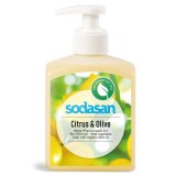 Sapun Lichid Sodasan Lamaie si Masline Bio 300ml Ingrijire Maini si Corp