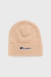 Champion căciulă 805449. culoarea roz, din tesatura unia 805449.-PS103