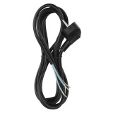 Cablu de alimentare EMOS S18372 flexibil izolatie PVC 3 0.75mm2 2m negru