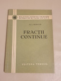 Fractii continue - A.I. Hincin