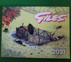 Giles - The collection 2021 160 pagini si caricaturi politice text engleză Express Newspapers 28/21 cm Carl Giles Ronald Daily Express impecabil