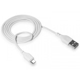 Cablu Date si Incarcare USB la MicroUSB XO Design NB103, 2,1A, 2 m, Alb