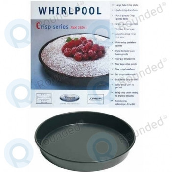 Placă Wpro Crisp pentru cuptorul cu microunde AVM280 cu funcție Crisp DM: 26-28cm foto