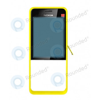 Capacul frontal al Nokia 301 galben