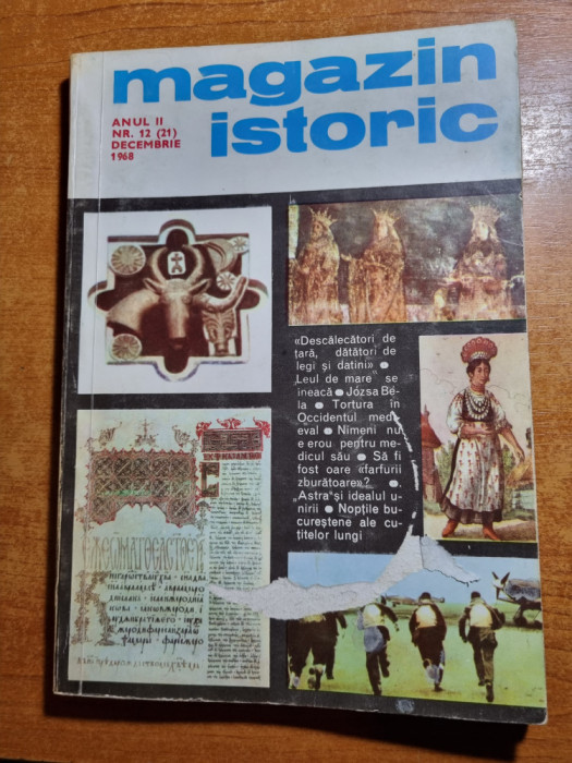 Revista Magazin Istoric - decembrie 1968