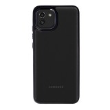 Husa antisoc compatibila samsung galaxy a03, super camera protect, electroplacat, negru