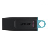KS USB 64GB DATATRAVELER EXODIA 3.2 BK/T, 64 GB, Kingston