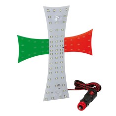 Ornament interior cu LED-uri New Series 24V - Cruce - Italia Garage AutoRide foto