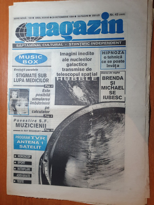 ziarul magazin 20 octombrie 1994-art despre oliver stone