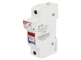 Clema siguranțe cilindrice 8x31mm șină DIN 25A 400V
