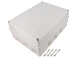 Cutie de conexiuni IP65 gri 220x300x120mm S-BOX 606